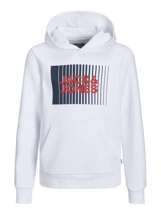Jack&Jones Junior Jack&Jones Junior Majica dugih rukava 12237459 Bijela Regular Fit