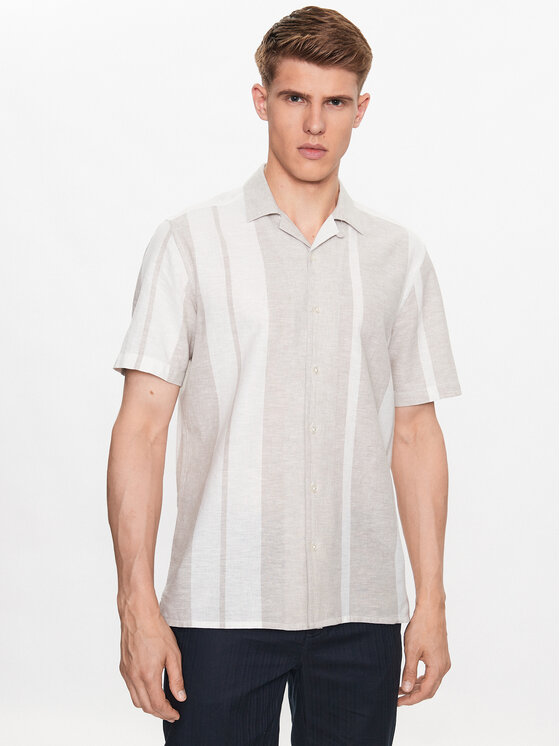 Only & Sons Only & Sons Риза 22026109 Сив Regular Fit