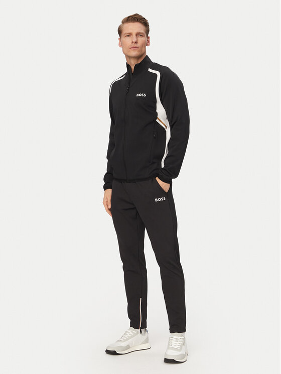 BOSS BOSS Teplákové kalhoty Toc Spin 50554379 Černá Regular Fit
