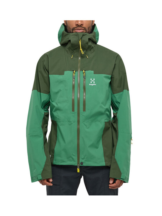 Haglöfs Haglöfs Kurtka przeciwdeszczowa Spitz GTX Pro Jacket Men Zielony Regular Fit