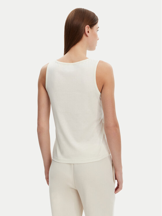 Kappa Kappa Marškinėliai Logo Gria 382129W Écru Regular Fit