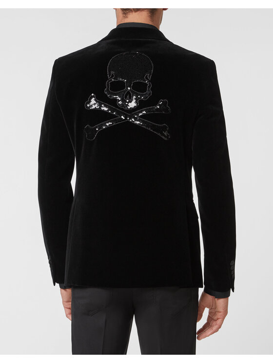 PHILIPP PLEIN PHILIPP PLEIN Marynarka 2215 Czarny Regular Fit