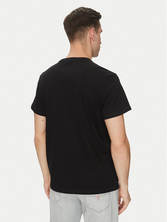 Guess Guess T-Shirt M5GI16 K8FQ4 Czarny Regular Fit