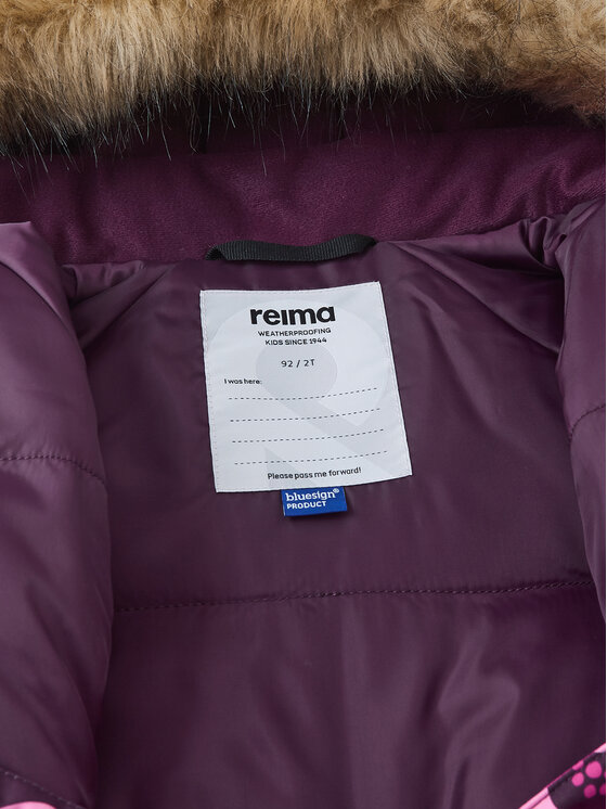 Reima Reima Overall de iarnă Lappi 5100129C Roz Regular Fit