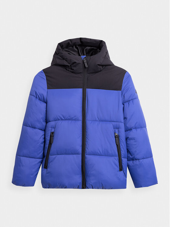 4F 4F Kurtka zimowa 4FJAW23TDJAM274 Niebieski Regular Fit
