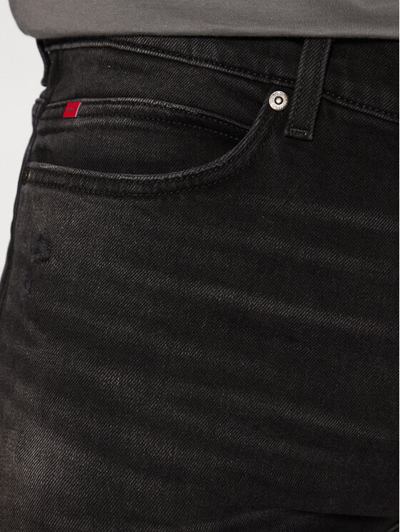 HUGO HUGO Jeans hlače 50530597 Črna Slim Fit