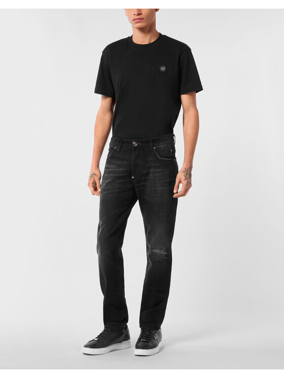 PHILIPP PLEIN PHILIPP PLEIN Jeansy 24523 Czarny Straight Leg