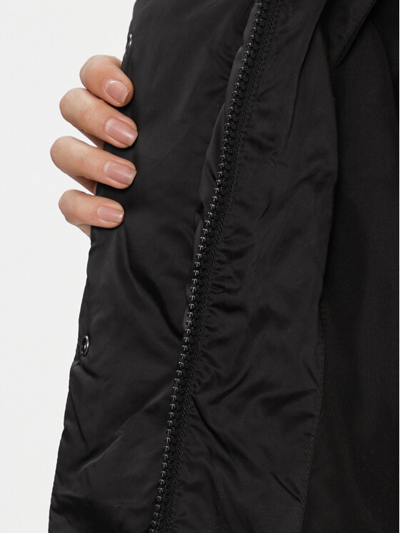 Tommy Jeans Tommy Jeans Μπουφάν χειμωνιάτικο Ovr Satin DW0DW16586 Μαύρο Regular Fit
