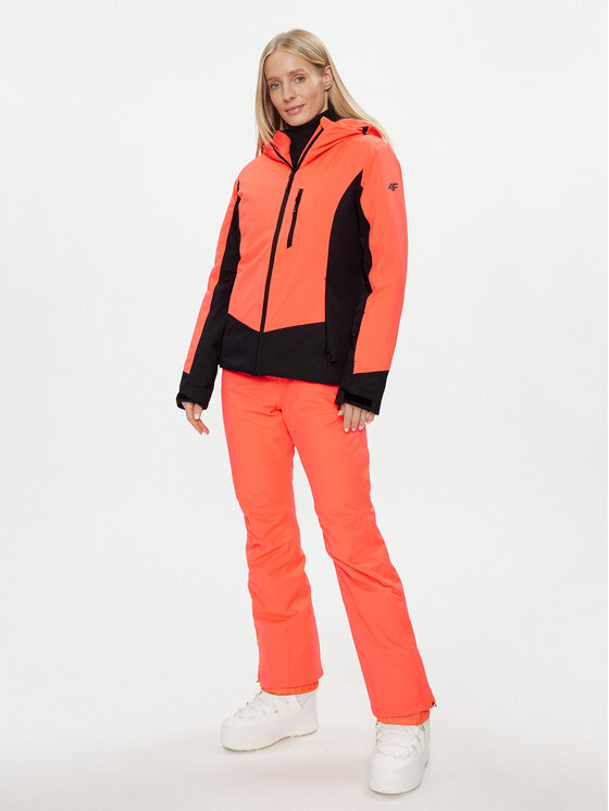 4F 4F Suusajope 4FAW23TJACF121 Korallivärviline Regular Fit