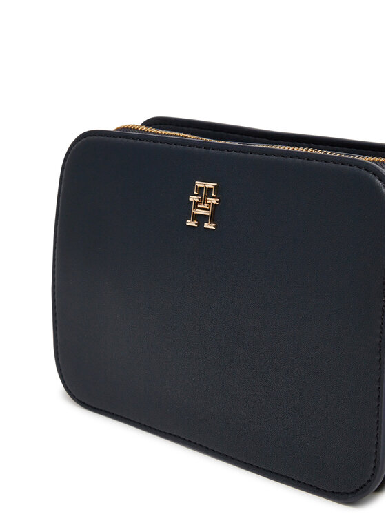 Tommy Hilfiger Tommy Hilfiger Torebka Th Logotape Camera Bag AW0AW17229 Granatowy