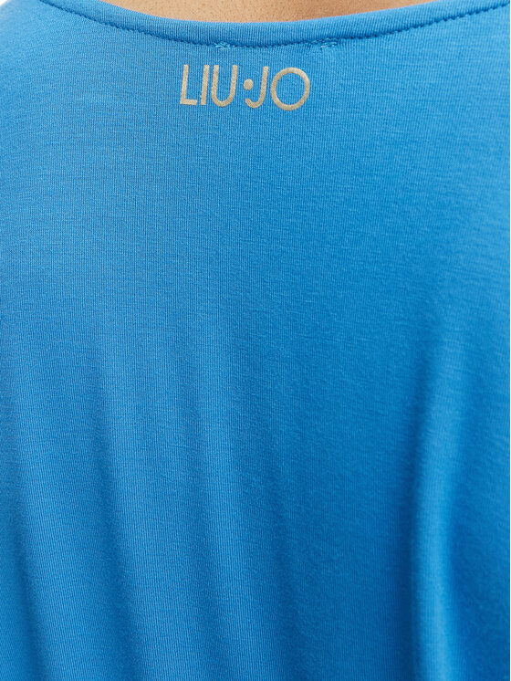 Liu Jo Liu Jo Пляжна сукня VA5164 JS360 Голубий Relaxed Fit