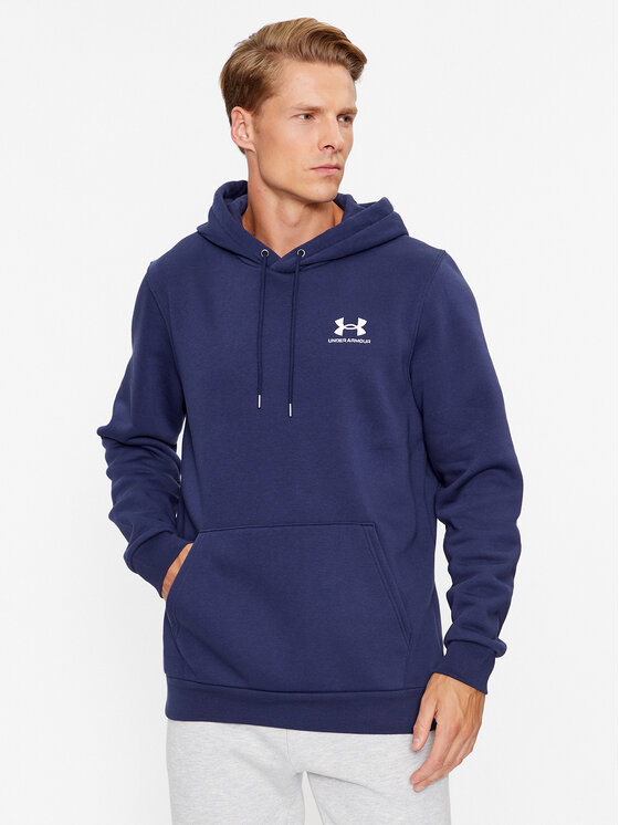 Under Armour Jopa Ua Essential Fleece Hoodie 1373880 Mornarsko Modra Loose Fit