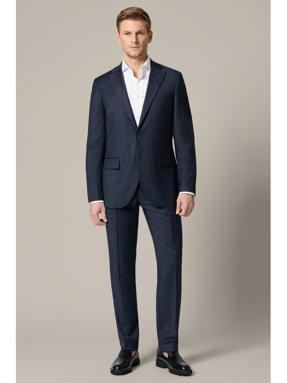 Lancerto Lancerto Garnitur Badalona GA073126000006 Granatowy Slim Fit