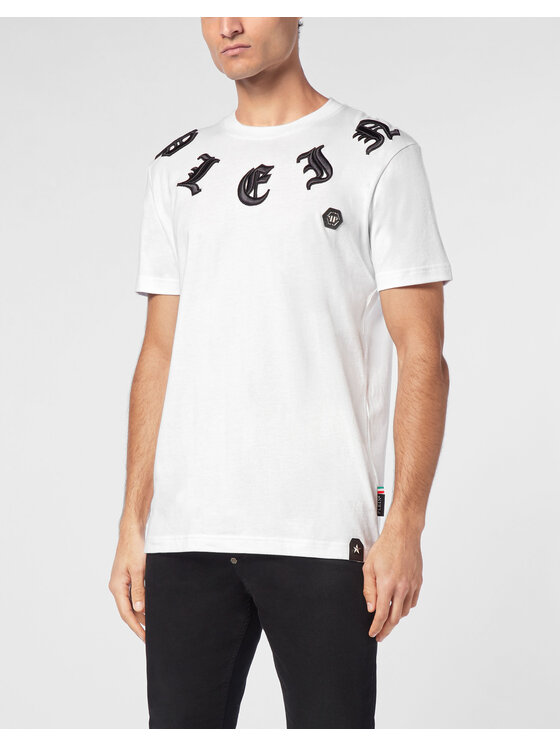PHILIPP PLEIN PHILIPP PLEIN T-shirt 14697 Bianco Regular Fit