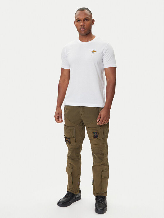Aeronautica Militare Aeronautica Militare T-shirt 252TS1580UJ00372 Bijela Regular Fit
