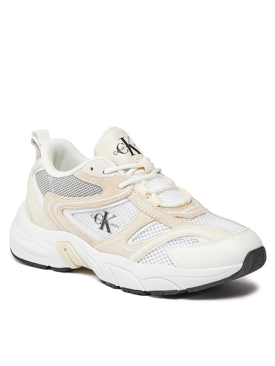 Calvin Klein Jeans Calvin Klein Jeans Snīkeri Retro Tennis Su-Mesh Wn YW0YW00891 Bēšs