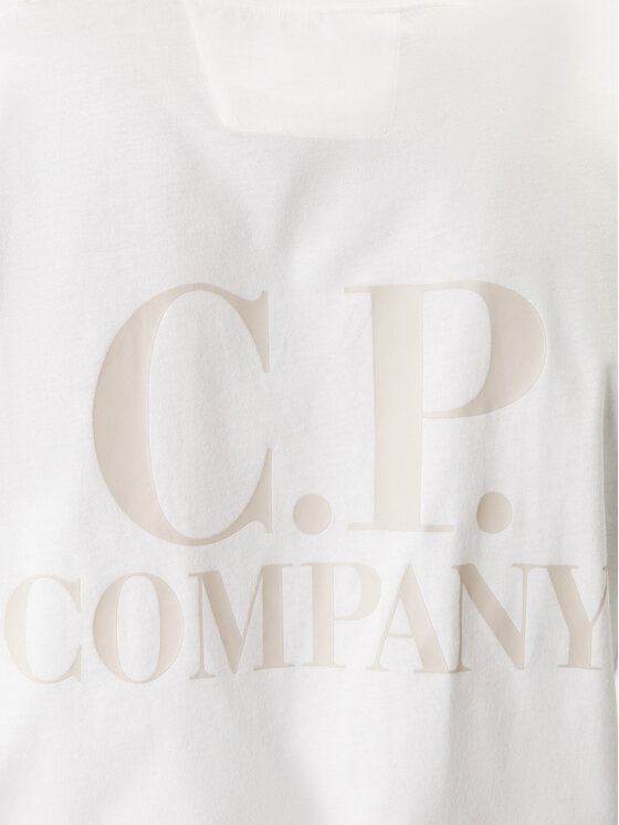 C.P. Company C.P. Company Tricou 20CMTS086A005100W Écru Regular Fit