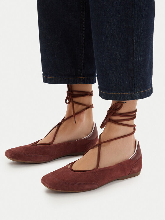 Patrizia Pepe Patrizia Pepe Балетки 8Z0123/L152-B882 Коричневий