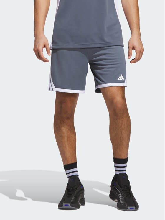 adidas adidas Szorty sportowe 151691 Szary Loose Fit
