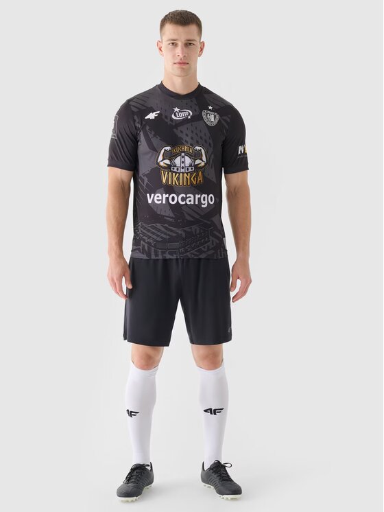 4F 4F Športové kraťasy 4FWAW24TFSHM697-20S Čierna Regular Fit