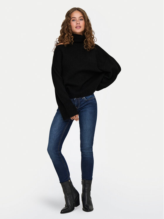 JDY JDY Dolčevita Debbie 15339501 Crna Regular Fit