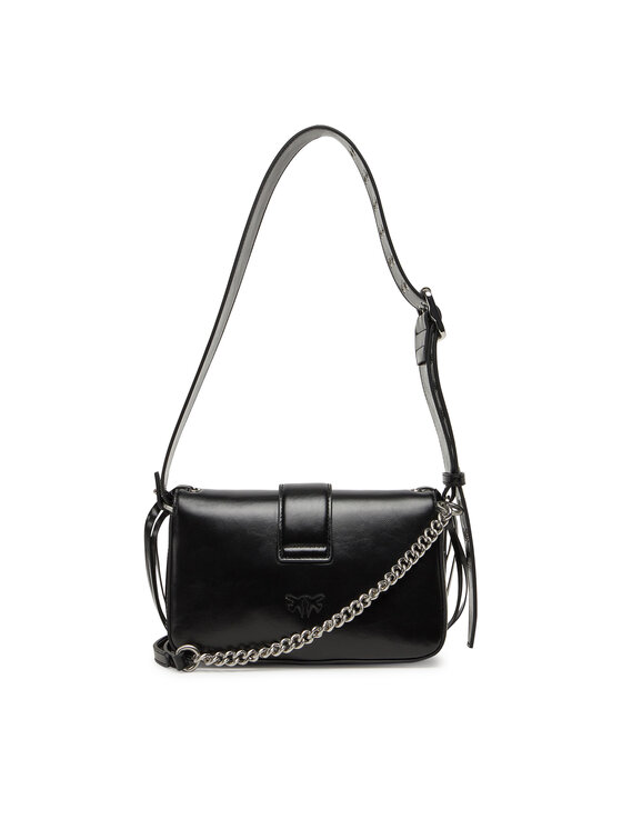 PINKO PINKO Rankinė Love One Mini Slouchy Fl PE 25 PLTT 104340 A28D Juoda
