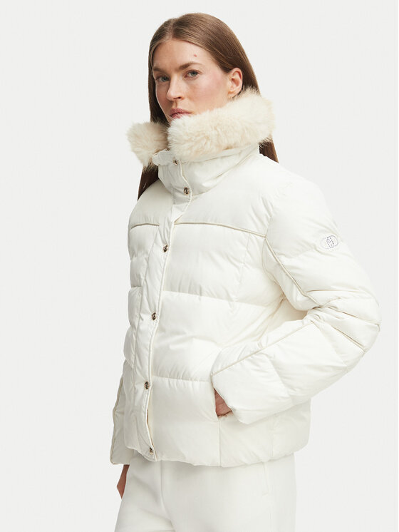 Liu Jo Liu Jo Пухено яке TF6003 TS72A Бял Regular Fit