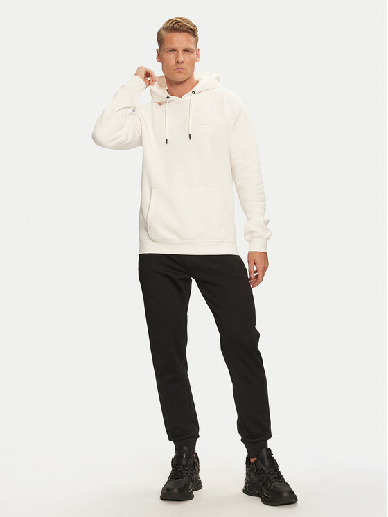 Guess Guess Felpa Aldwin Z4YQ12 K9V31 Écru Regular Fit