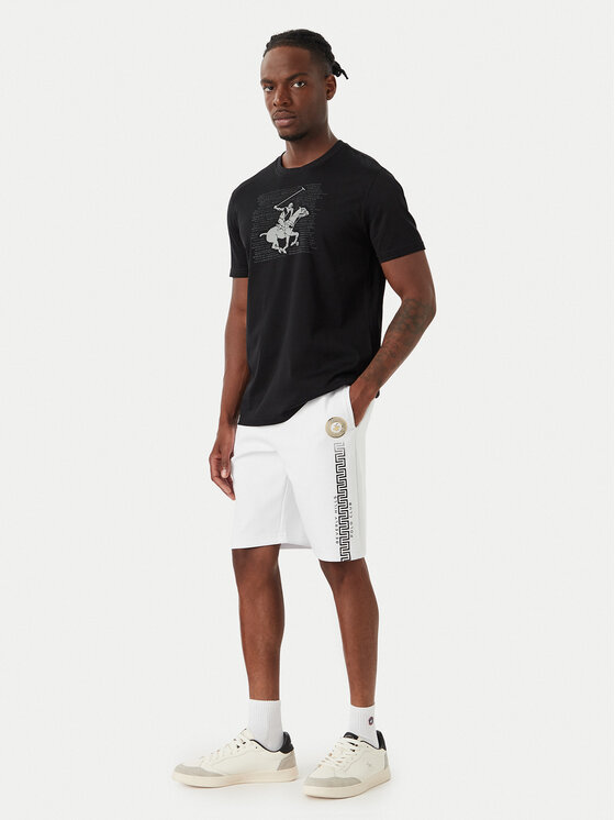 Beverly Hills Polo Club Beverly Hills Polo Club Športové kraťasy M6603B-HR Biela Regular Fit