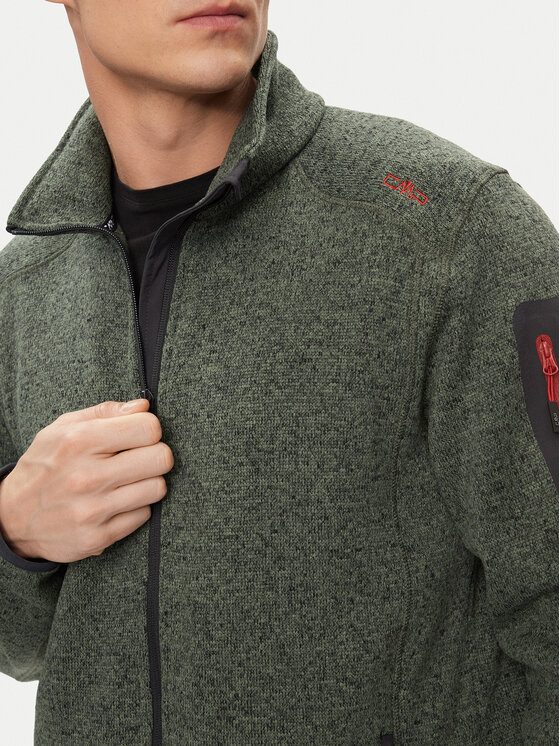 CMP CMP Pulóver 3H60747N Zöld Regular Fit