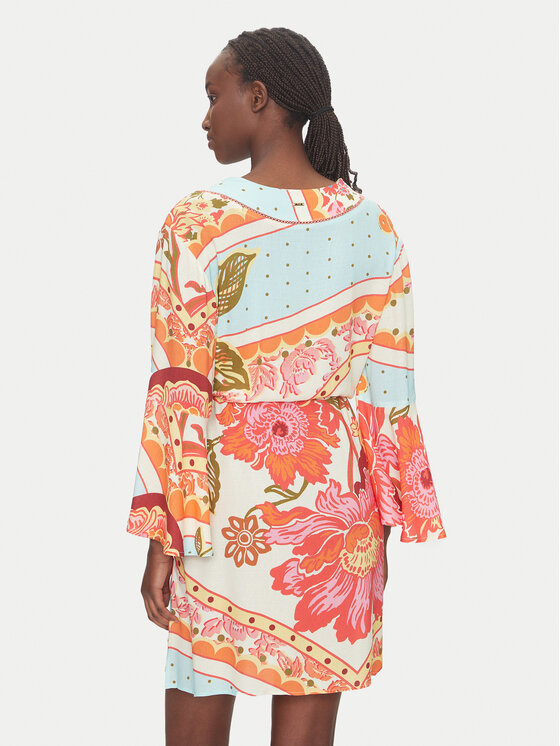 Maaji Maaji Sukienka plażowa Floral Groove Joy PT2472CPO010 Kolorowy Relaxed Fit
