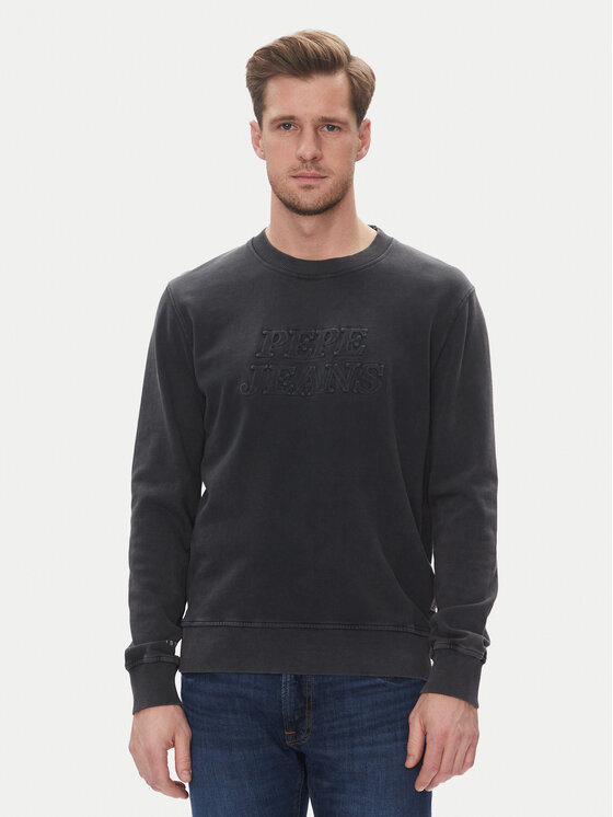 Pepe Jeans Pepe Jeans Bluză Darius PM582760 Negru Regular Fit