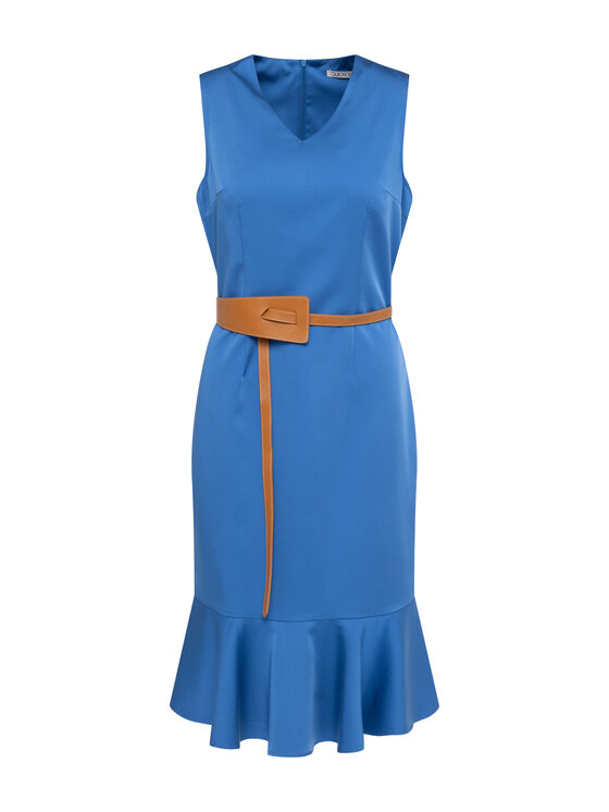 QUIOSQUE QUIOSQUE Sukienka codzienna Quiosque 4UP003801 Niebieski Regular Fit