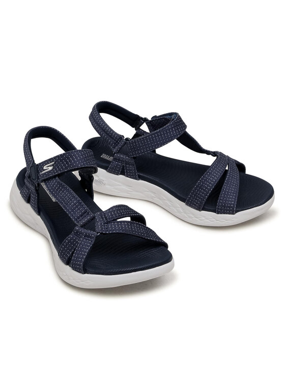 Skechers Skechers Sandały On-The-Go 600 15316 NVY Granatowy