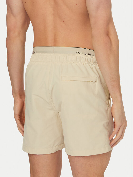 Calvin Klein Swimwear Calvin Klein Swimwear Plavecké šortky LV00N61017 Sivá Regular Fit