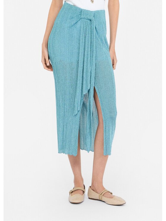 Liu Jo Liu Jo Gonna midi CF5182MS85OA4353 Celeste Regular Fit