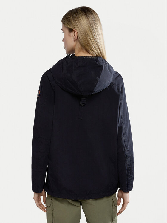 Napapijri Napapijri Anorak stiliaus striukė Rainforest NP0A4G7F Juoda Regular Fit