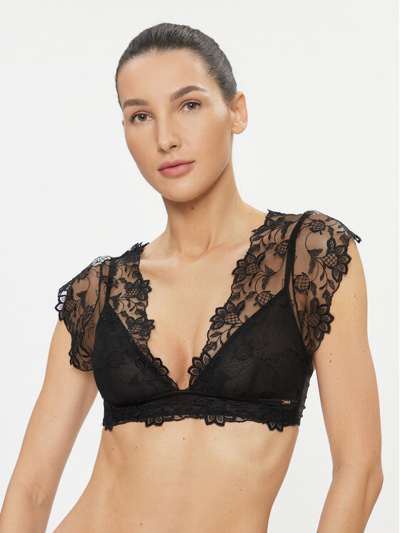 Hunkemöller Podprsenka Bralette Inga 202835 Čierna