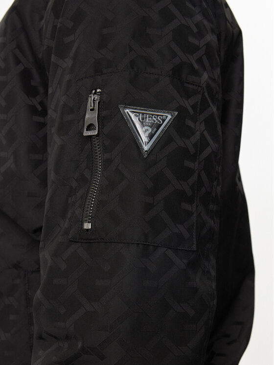 Guess Guess Bomberjacke M4YL02 WG9L2 Schwarz Classic Fit