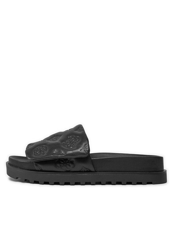 Guess Guess Klapki Fabio FLJFAB FAL19 Czarny