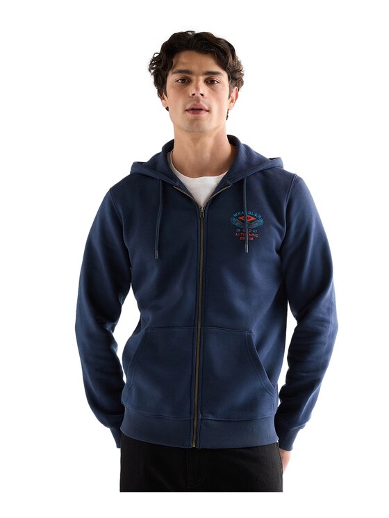 Wrangler Wrangler Felpa 112378028 Blu scuro Regular Fit