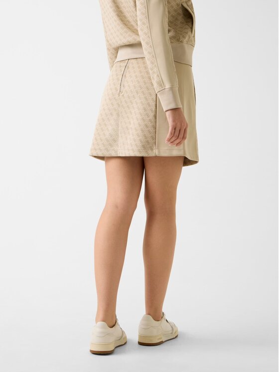 Guess Guess Športno krilo V6RD04 K2042 Bež Classic Fit