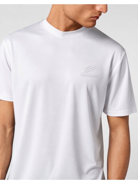 Plein Sport Plein Sport T-Shirt 31031 Biały Regular Fit