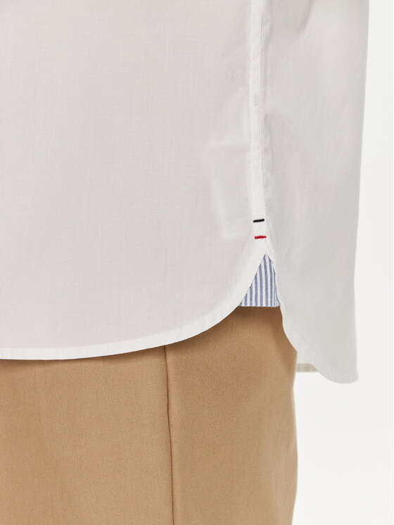 Tommy Hilfiger Tommy Hilfiger Koszula MW0MW33809 Biały Regular Fit
