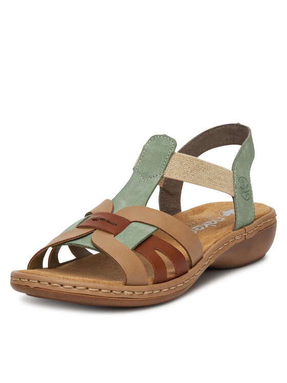Rieker Rieker Sandales 65918-52 Zaļš