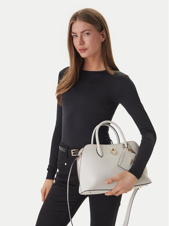 Guess Guess Ročna torba Patsie HWZG99 19060 Écru