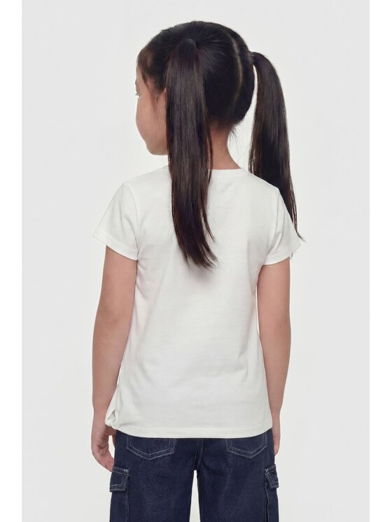Guess Kids Guess Kids T-Shirt 183029 Bílá Classic Fit