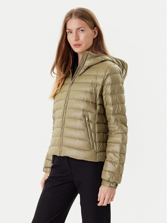 Tommy Hilfiger Kurtka puchowa WW0WW46788 Khaki Regular Fit