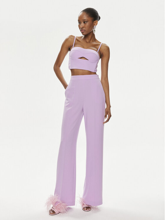 Patrizia Pepe Patrizia Pepe Marškinėliai 2C1545/A049-M495 Violetinė Regular Fit