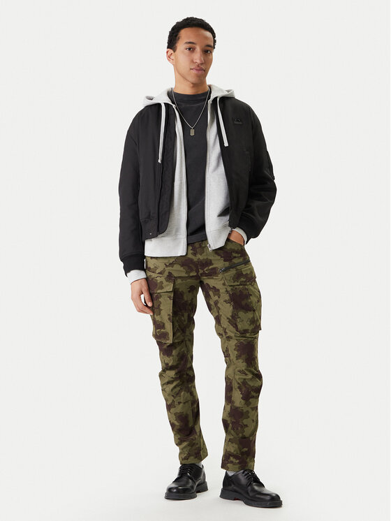 G-Star Raw G-Star Raw Bavlnené nohavice Rovic D02190-D553 Zelená Regular Fit